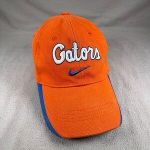 NIKE Florida Gators Hat Mens Small Stretch Orange Baseball Cap The‎ Swamp Swoosh